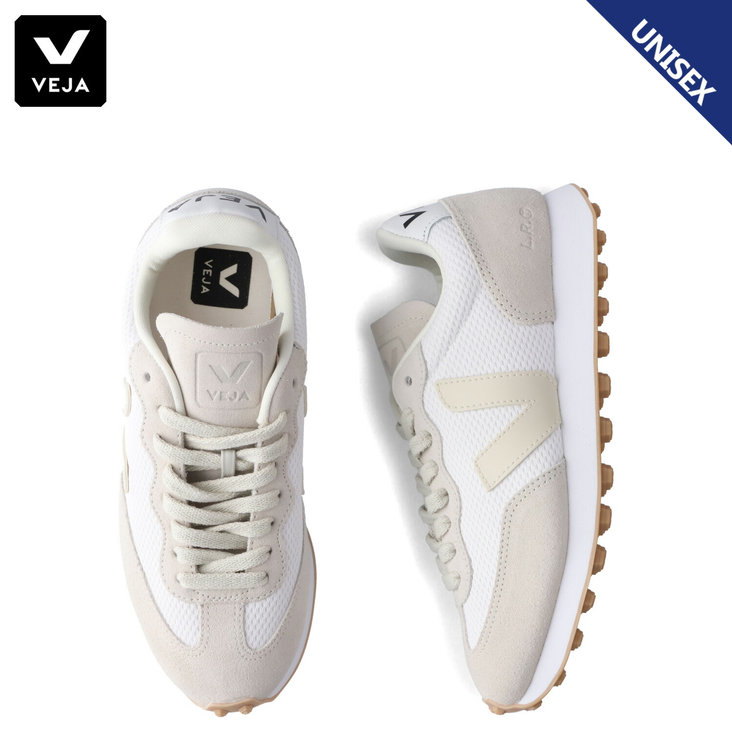 楽天市場】ヴェジャ スニーカー レシフェ ホワイト ブルー レディース
