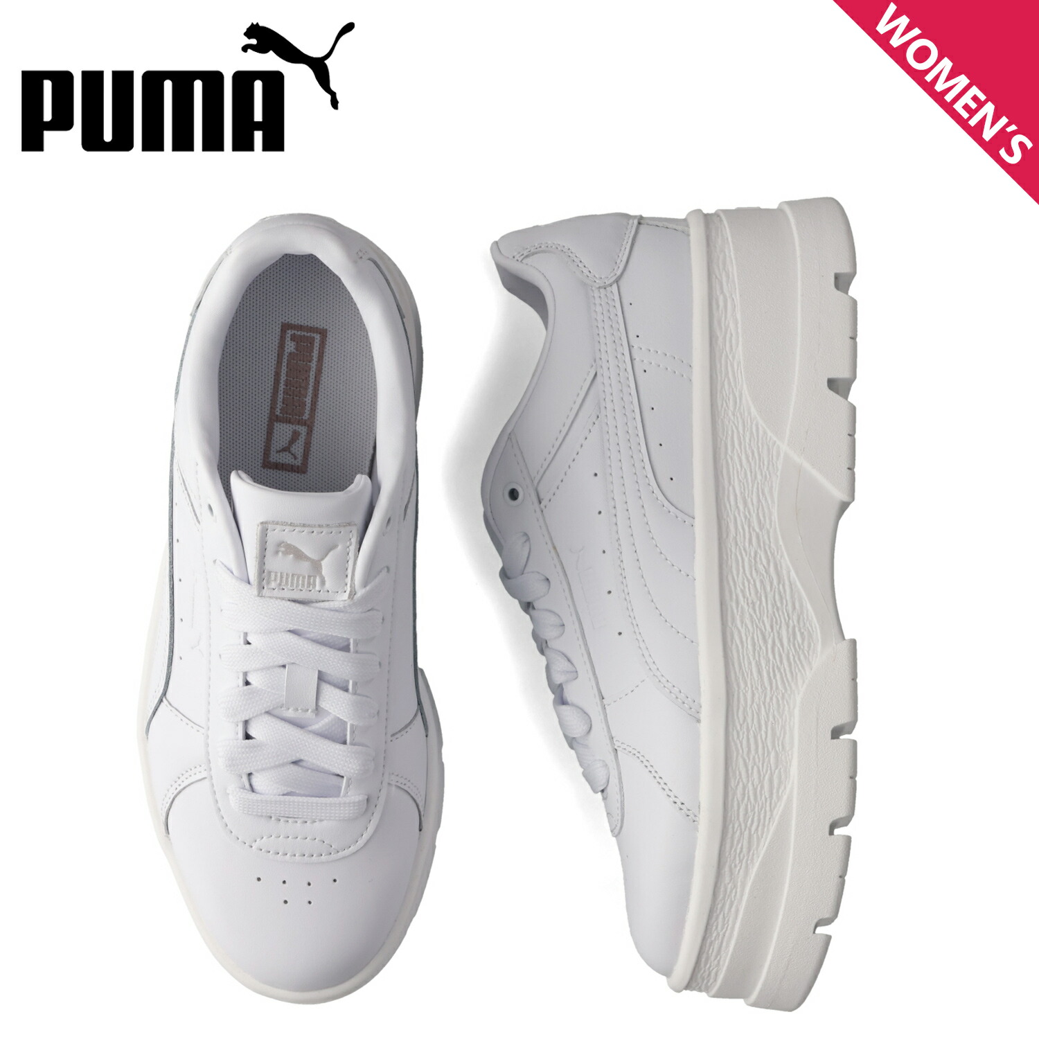 プーマ PUMA スニーカー リヴォ レディース 厚底 RIVO WMNS ホワイト 白 397731 母の日