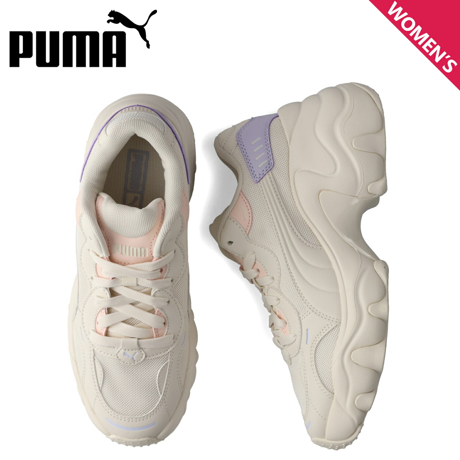 プーマ　パルサー　ハート　スニーカー　厚底 PUMA プーマ 厚底スニーカー レディース パルサー ウェッジ