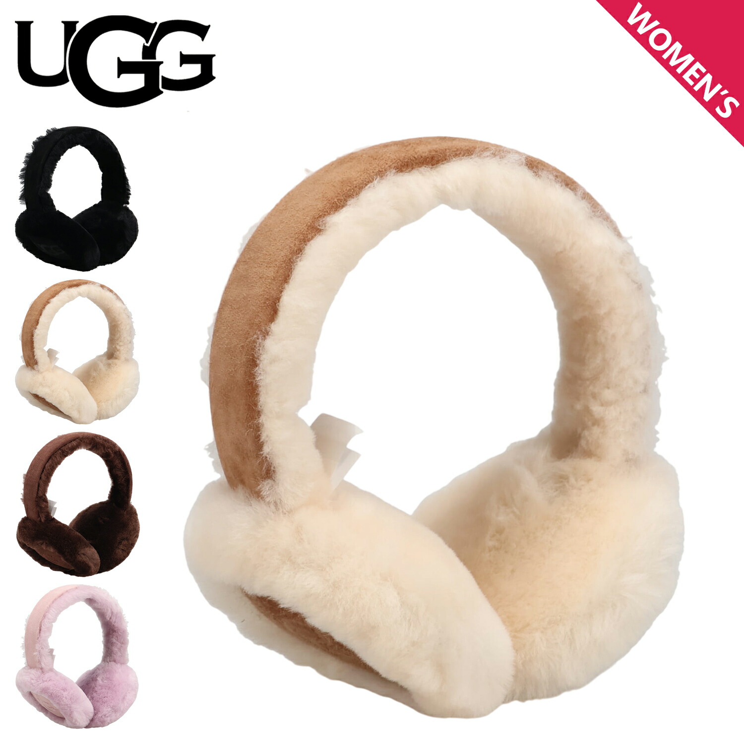 UGG イヤーマフ 耳あて Ashen Rose ピンク系 UGG(アグ) イヤーマフ(レディース) - 海外通販のBUYMA