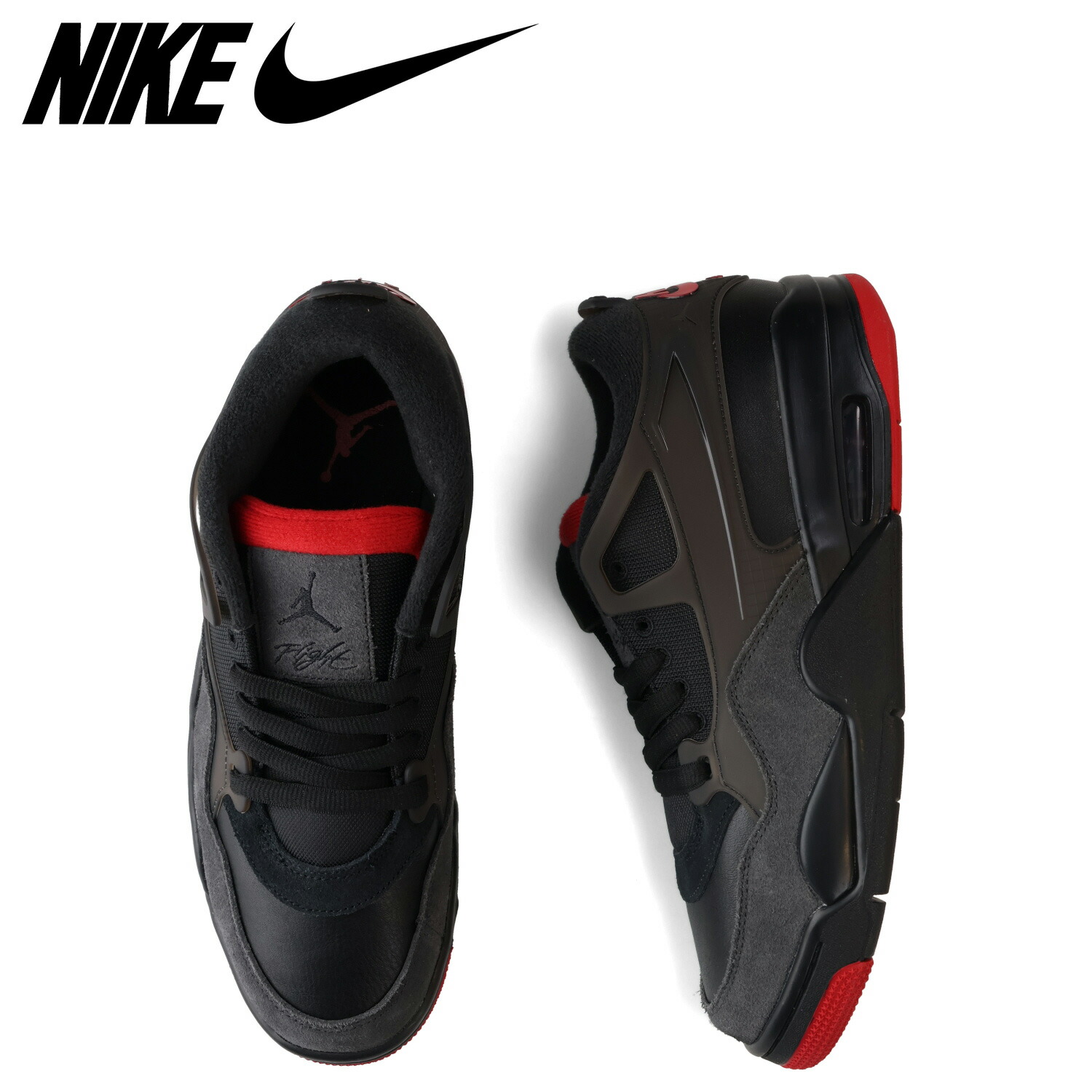 【新品タグ付】ナイキ エアジョーダン4 スニーカー 24cm レザー ブラック NIKE AIR JORDAN ナイキ ジョーダン 719864-010 11 LAB 4