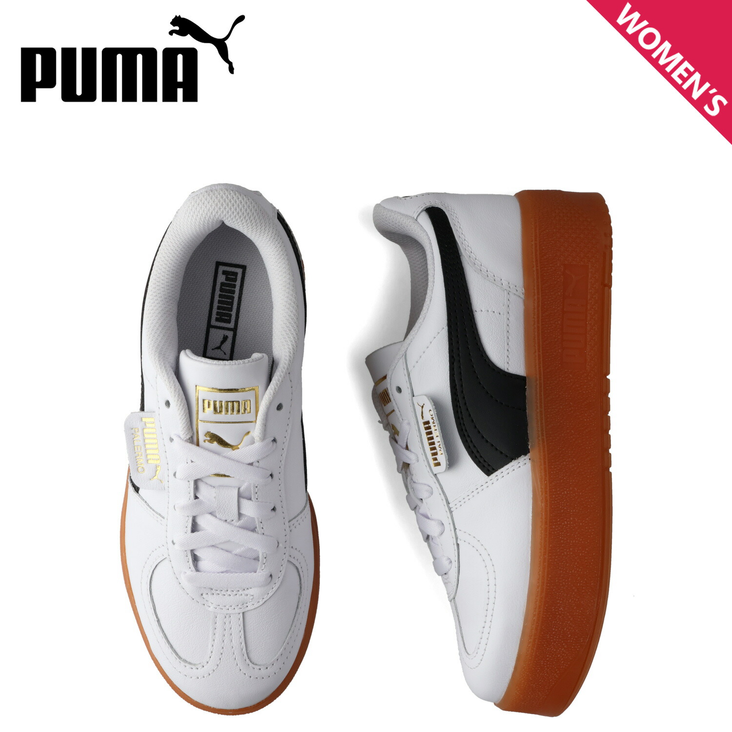 楽天市場】プーマ スニーカー パレルモ エレベータ レディース レザー