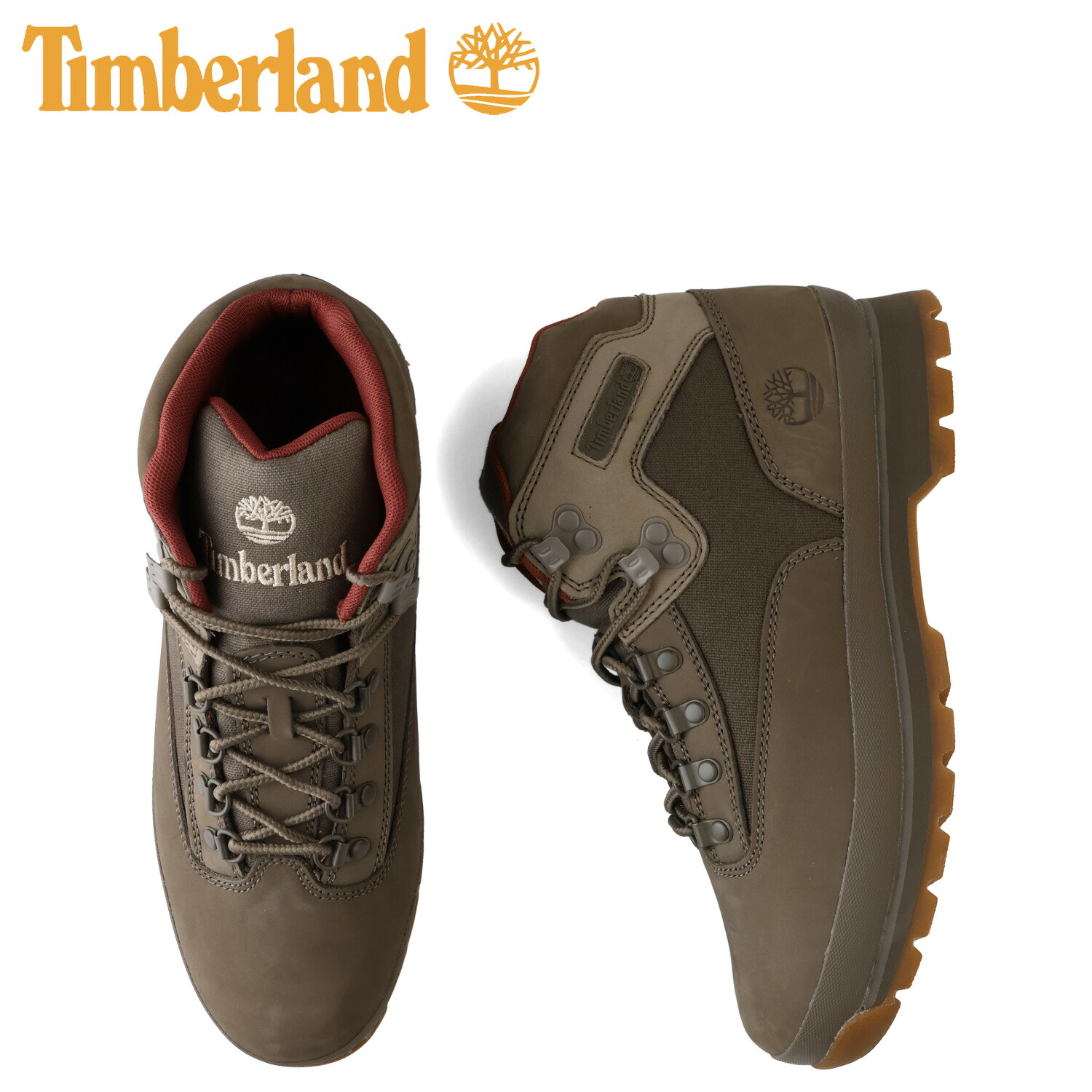 【最大1000円OFFクーポン発行中】 Timberland ティンバーランド ブーツ ユーロ ハイカー メンズ Wワイズ EURO HIKER L/F オリーブ A6DYH-EO8｜シュガーオンラインショップ