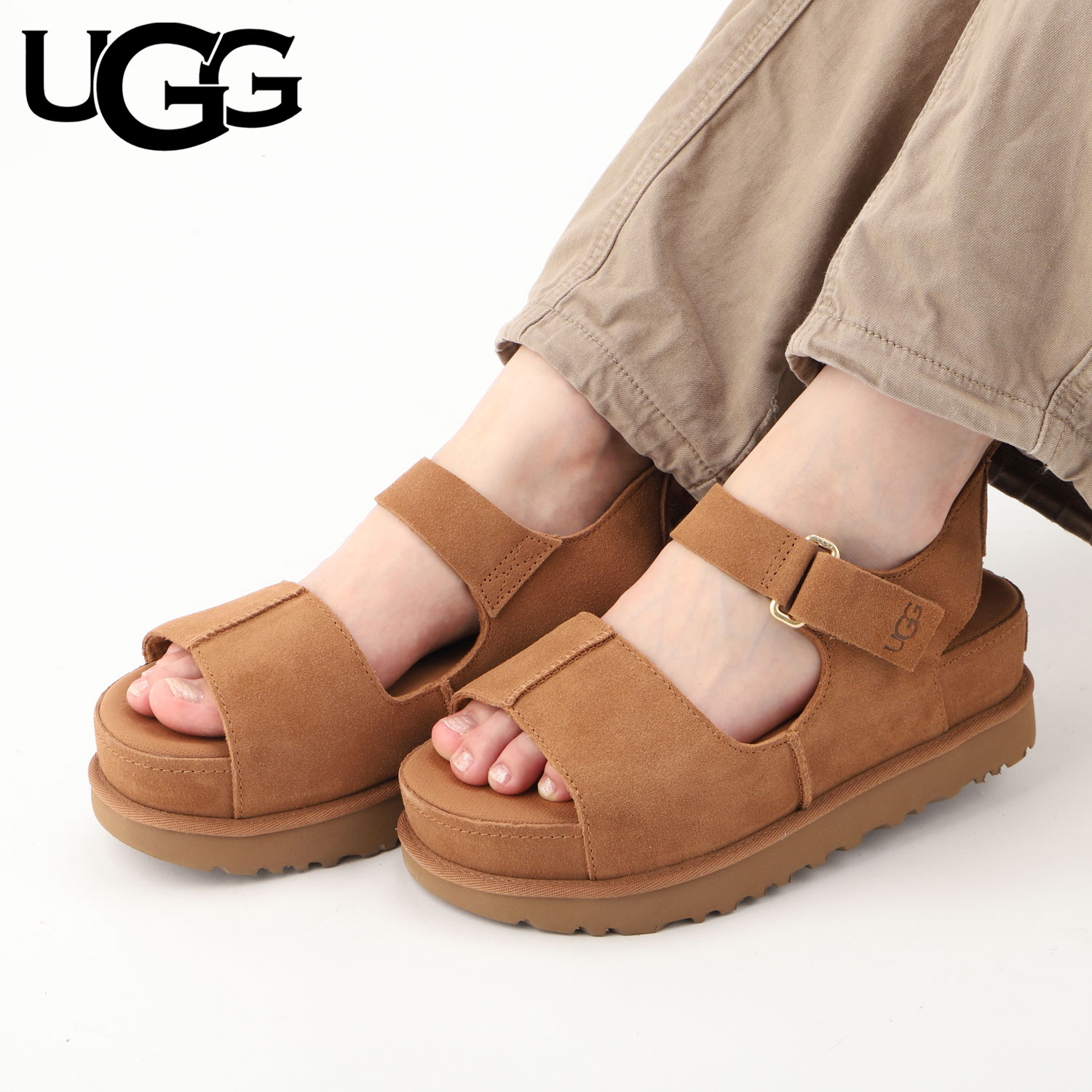 UGG サンダル ゴールデンスターハイ 1167356 楽天市場】アグ UGG サンダル ストラップサンダル ゴールデン