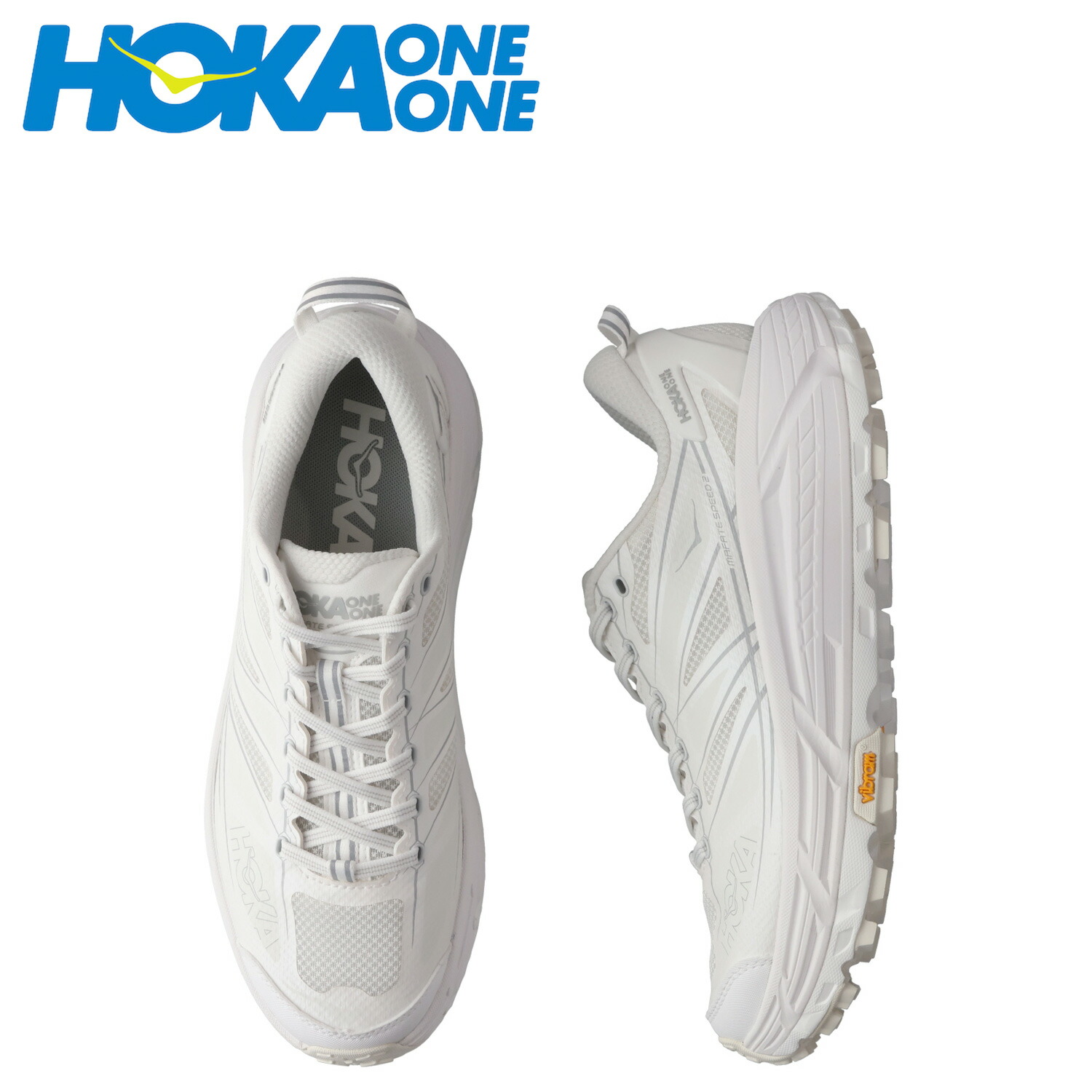 【最大1000円OFFクーポン発行中】 HOKA ONE ONE ホカオネオネ スニーカー マファテスピード 2 メンズ MAFATE SPEED 2 ホワイト 白 1126851-WLRC｜シュガーオンラインショップ