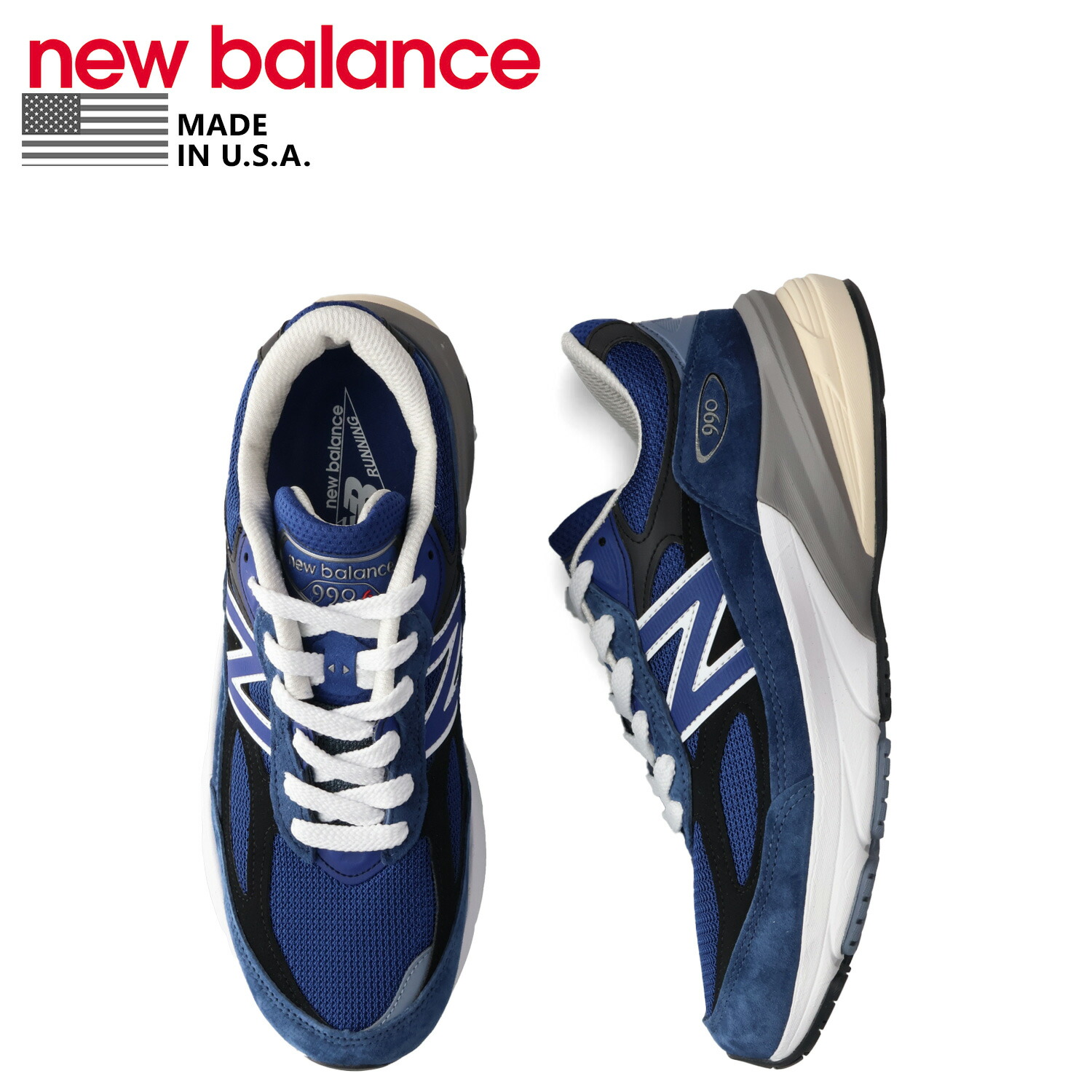 楽天市場】new balance ニューバランス 990 V6 スニーカー メンズ D