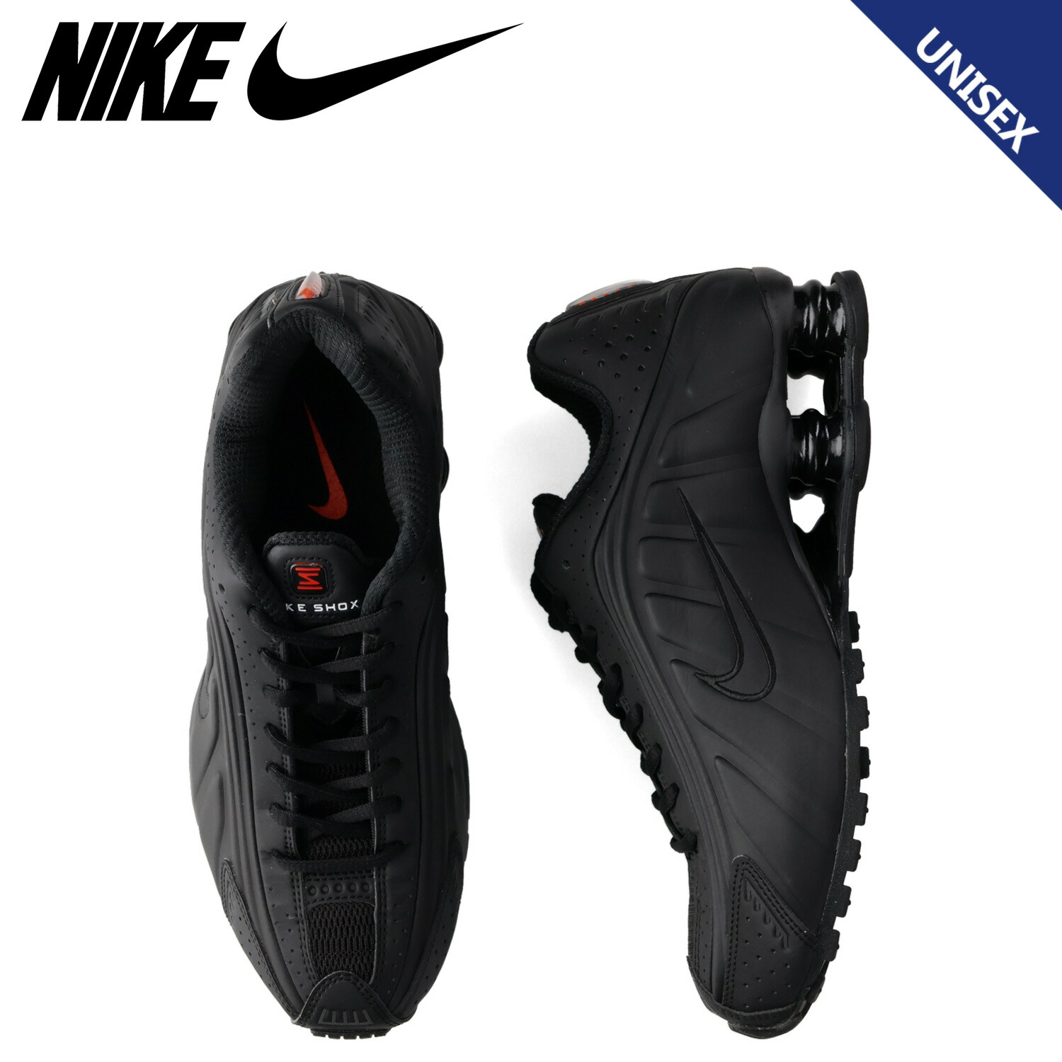 NIKE ナイキ ウィメンズ ショックス R4 スニーカー メンズ レディース WMNS SHOX R4 ブラック 黒 AR3565-004