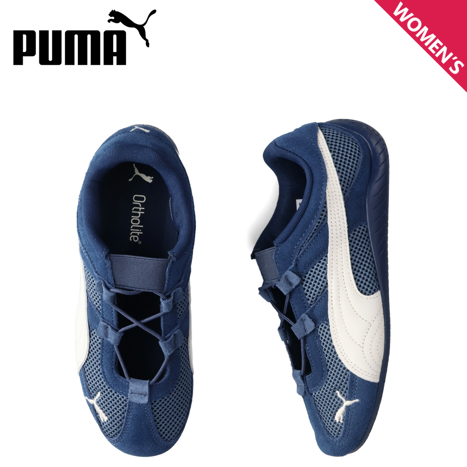 プーマ PUMA スピードキャット GO スニーカー レディース SPEEDCAT GO ブルー 403589 母の日