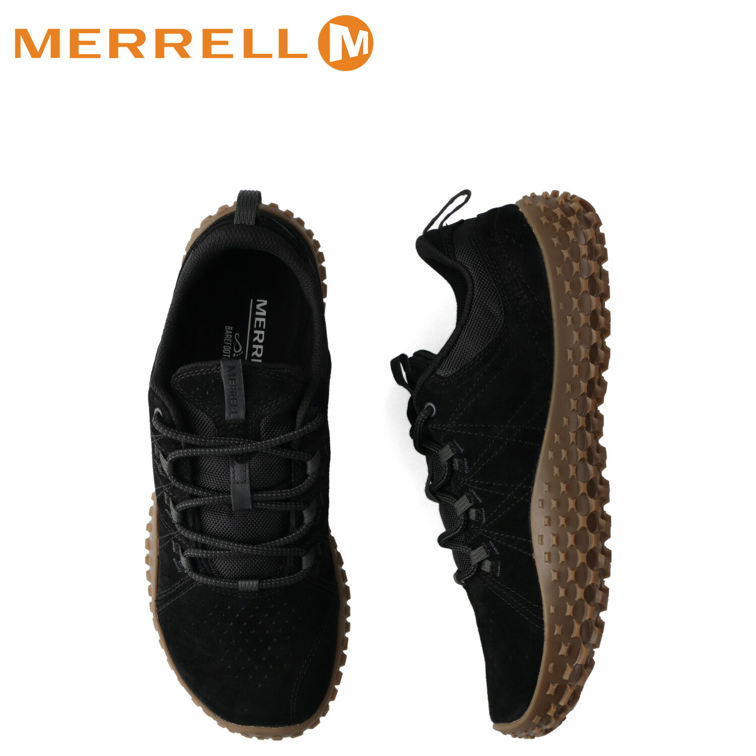 【最大1000円OFFクーポン発行中】 MERRELL メレル スニーカー ラプト メンズ WRAPT ブラック 黒 007121|シュガーオンラインショップ