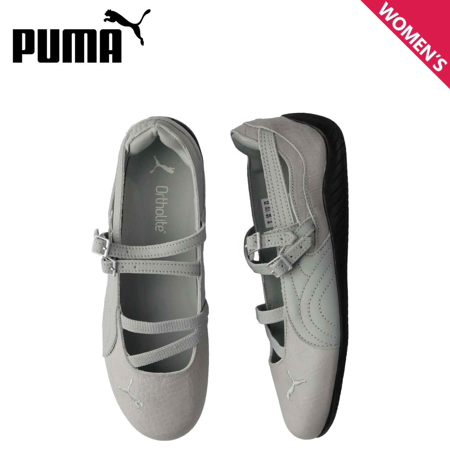 プーマ PUMA スピードキャット バレエ クロック スニーカー レディース SPEEDCAT BALLET CROC ホワイト 白 405327 母の日