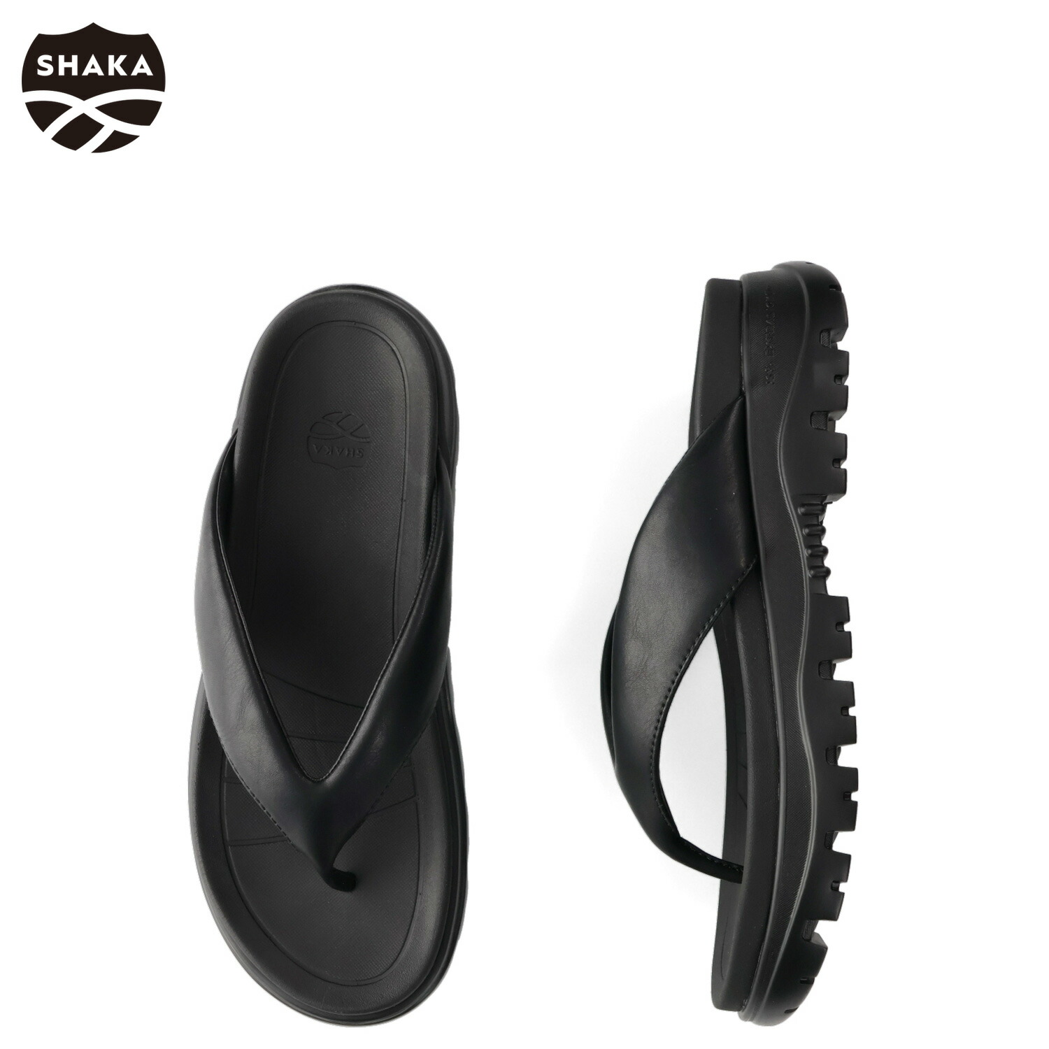 シャカ SHAKA サンダル トングサンダル メンズ KHAZANA THONG EX ブラック 黒 SK-302V3