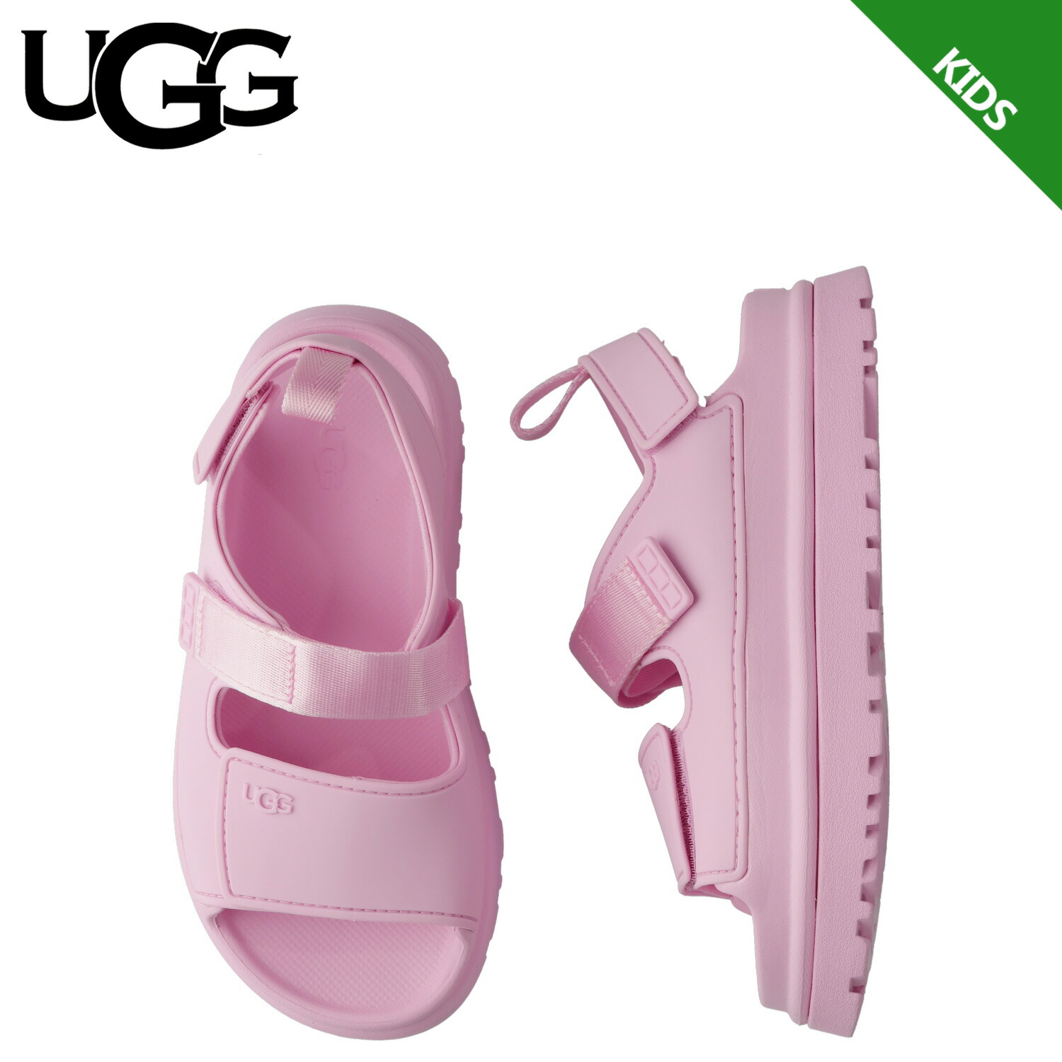 アグ UGG サンダル スポーツサンダル ゴールデングロウ キッズ 防水 軽量 GOLDENGLOW ピンク 1152813K