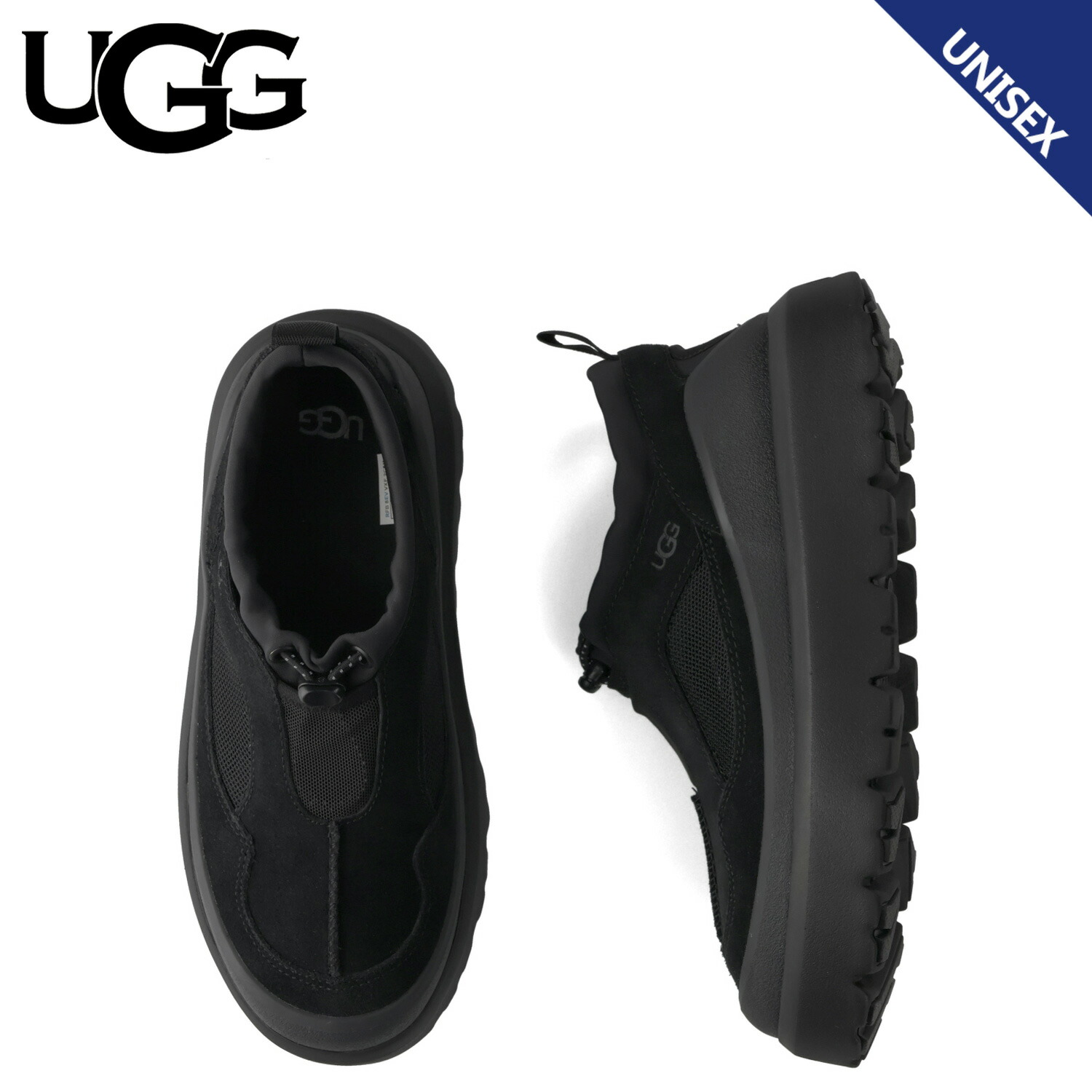 アグ UGG スニーカー スリッポン ヘリテージ ユーティリティー アクソイド メンズ レディース 厚底 HERITAGE UTILITY AXOID ブラック 黒 1174995