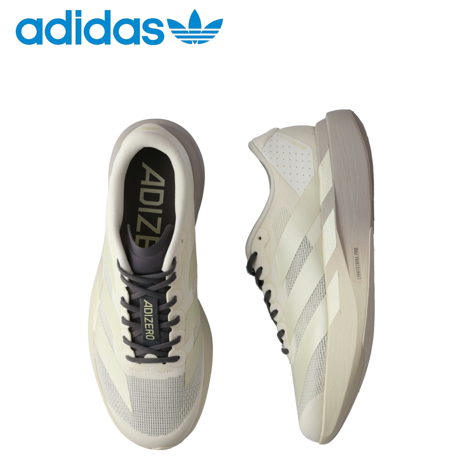 【最大1000円OFFクーポン発行中】 adidas Originals アディダス オリジナルス スニーカー アディゼロ EVO SL メンズ ADIZERO EVO SL オフ ホワイト KI4794|シュガーオンラインショップ