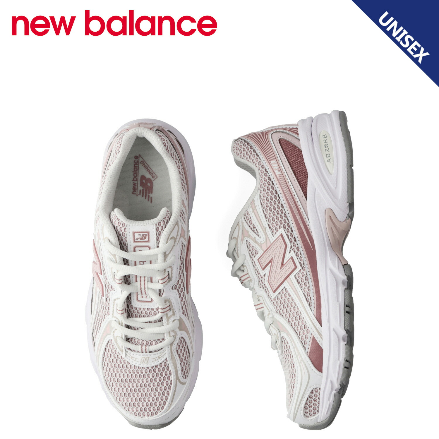 【最大1000円OFFクーポン発行中】 new balance ニューバランス 740 スニーカー メンズ レディース Dワイズ ピンク U74078ZD｜シュガーオンラインショップ