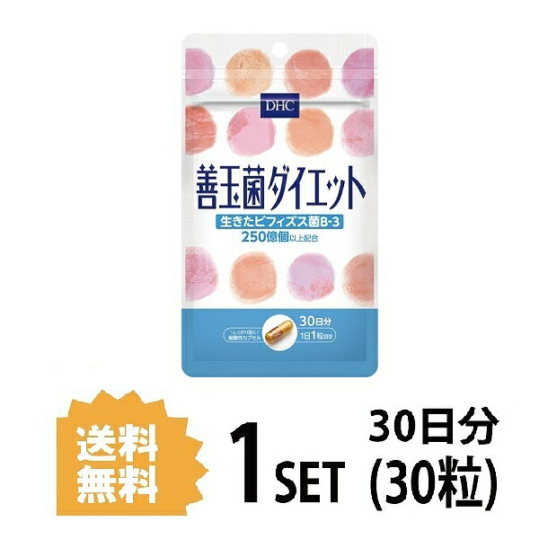 楽天市場 送料無料 Dhc 善玉菌ダイエット 30日分 30粒 ディーエイチシー サプリメント ビフィズス菌 ラクチュロース 健康食品 粒タイプ Sugar Time