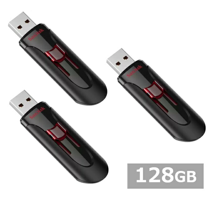 【マラソン中 P5倍】 【3セット】 サンディスク USBメモリ SDCZ600-128G-G35 Cruzer Glide 3.0 USB Flash Drive 128GB Sandisk USB3.0 USBメモリー メモリスティック 外出 パソコン PC 持ち運び 並行輸入品 7,984円