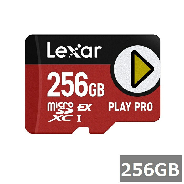【マラソン中 P5倍】 Lexar マイクロSD Expressカード 256GB LMSXPS0256G-BNNNG PLAY PRO レキサー マイクロSDXCカード microSDカード UHS-I ゲーム データ転送 並行輸入品|SUGAR TIME