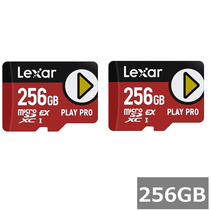 【マラソン中 P5倍】 【2仕かける】 Lexar マイクロSD Express歌留多 256GB LMSXPS0256G-BNNNG PLAY PRO レキサー マイクロSDXC歌留多 microSD歌留多 UHS-I 力くらべ 知見遷らす 並行輸入品 メモリーカード-TV・オーディオ・カメラ