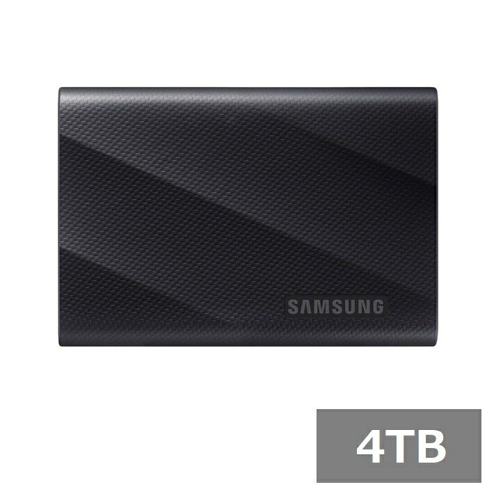 【マラソン中 P5倍】 サムスン SSD 4TB 外付SSD MU-PG4T0B T9 Samsung ポータブルSSD USB3.2 パソコン 動画保存 画像保存 大容量 外付け 持ち運び ポータブル 仕事 業務効率化 並行輸入品
