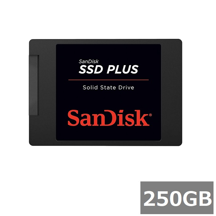 【ｽｰﾊﾟｰSALE P5倍】 サンディスク SSD PLUS 250GB SDSSDA-250G-G28 Sandisk SATA 2.5in マイコン 万覚え帳マイコン 勉強机いの一番 並行輸入品