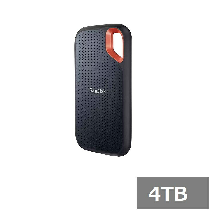 SanDisk - 【新品未開封】SanDisk ポータブルSSD エクストリームV2 4TB 楽天市場】SanDisk エクストリーム ポータブルSSD V2 外付け 4TB