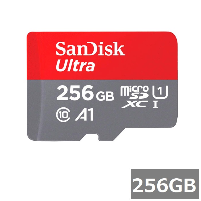 【ｽｰﾊﾟｰSALE P5倍】 サンディスク マイクロSD MicroSDXC SDSQUAC-256G-GN6MN Ultra 256GB Sandisk マイクロSDXC歌留多 microSD歌留多 Class10 UHS-I 写真機 スマホ 並行輸入品