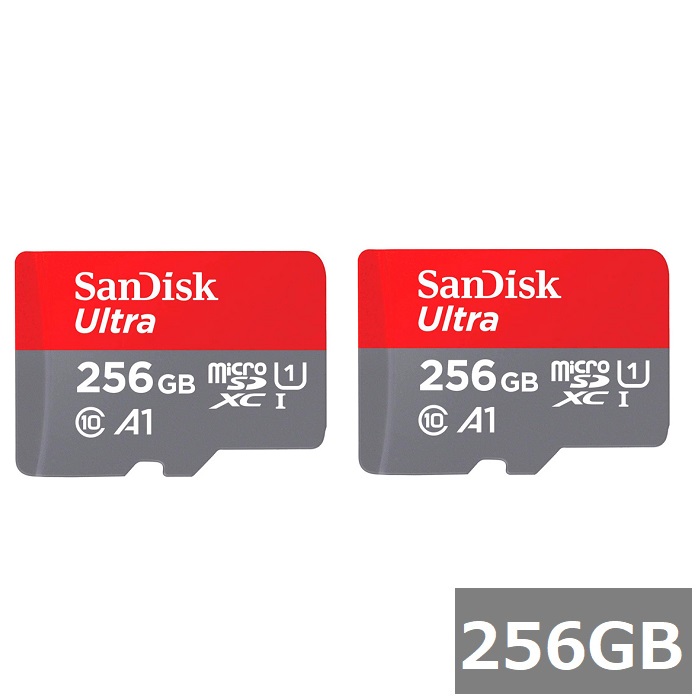 【2セット】 サンディスク マイクロSD MicroSDXC SDSQUAC-256G-GN6MN Ultra 256GB Sandisk マイクロSDXCカード microSDカード Class10 UHS-I カメラ スマホ 並行輸入品 11,775円