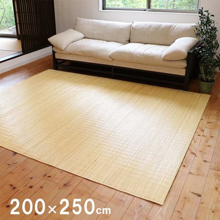 爆買い限定SALE イケヒコ 籐製ラグ ジャワ 本間8畳(382×382cm) 5206260