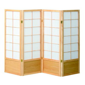 和風衝立4連 120糎高 全２色  ついたて 和風 中仕切り 木製 つい立 折り畳み パーテーション 激安 和室 和調度品 御茶の間 中仕切り 茶 日本調度品 今めかしい 和紙 デザイナーズ 一般受け 弘益 通信販売 かっこいい 分かりやすい 和今めかしい 室内装飾 おすすめ 畳 しきり ４連