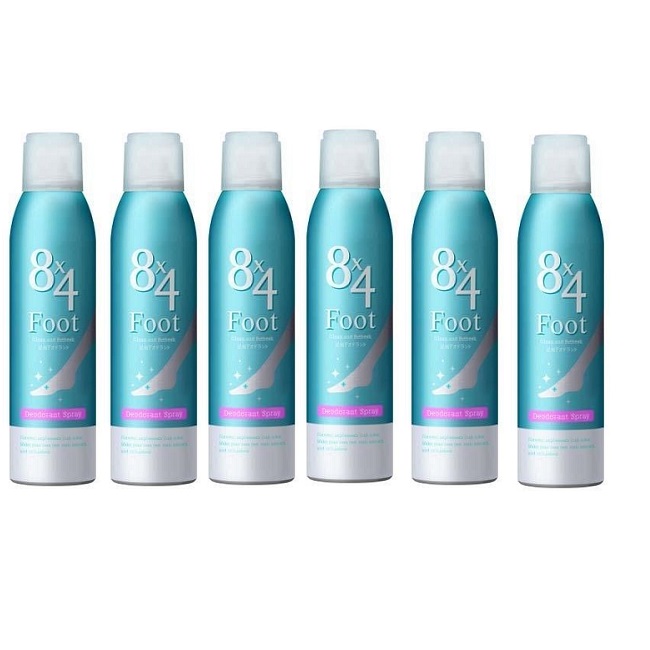 【マラソン中 P5倍】 【6セット】 8×4 フットスプレー 135g 足 臭い ニオイ 夏 足指 消臭 防臭 緑茶 女性 スプレー 花王 KAO 医薬部外品