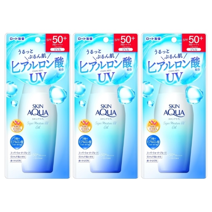 AQUAGE スキンアプジェル 6個　日本製 楽天市場】【3本セット】スキンアクア (skin aqua) 50+ UV