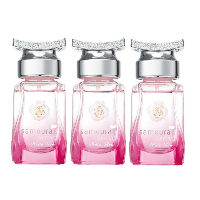 【マラソン中 P5倍】 【3セット】 サムライウーマン ホワイトローズ カーフレグランス 置き型 60mL 車用芳香剤 置き型 fragrance 人気香水 高級感 プレゼント ギフト samourai woman