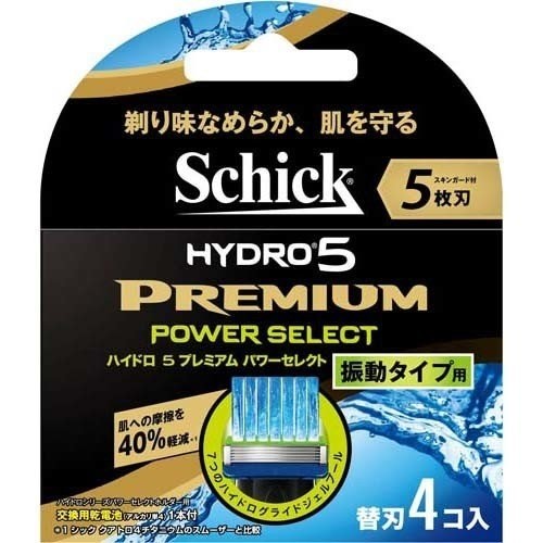 【マラソン中 P5倍】 【在庫処分】 【6個セット】 シック ハイドロ5 プレミアム パワーセレクト 替刃 4個入×6セット 5枚刃 替刃 交換 替え刃 カミソリ 剃刀 髭剃り ひげそり T字カミソリ 男性 schick hydro|SUGAR TIME