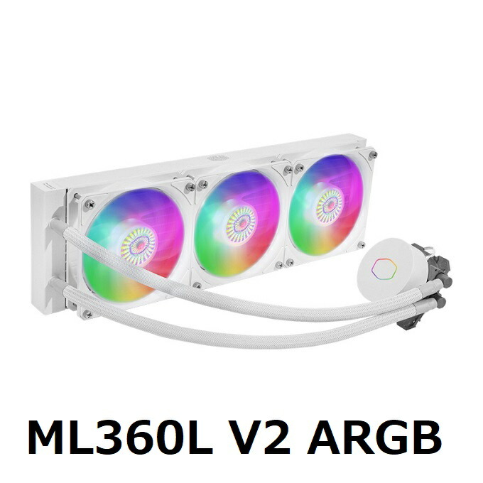 【楽天市場】Cooler Master MasterLiquid ML360L V2 ARGB MLWD36MA18PWRW White