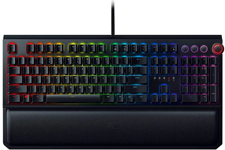 【ｽｰﾊﾟｰSALE P5倍】 【店卸し資産かた付ける】 Razer ゲーミング 鍵盤 RZ03-02621800-R3M1 英語申し合わせレイザー 力学的 Black Widow Elite Orange Switch