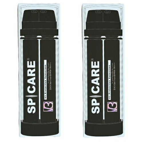 【2仕掛ける】 SPICARE V3 防御すること サンスクリーン  SPF50+ PA++++ V3 Protection Sunscreen 日焼打ちきり 保湿 UVとり捨てる 人間の顔用ハリツヤ 整肌 紫外線 白いこと 色ざし 赤ちょうちん一人占め
