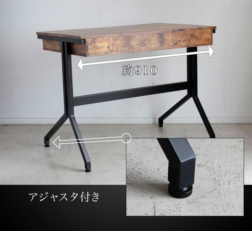 Sugartime Rakuten Global Market Desk Fashion Work Wooden リグナ 96 Desk Brown Black
