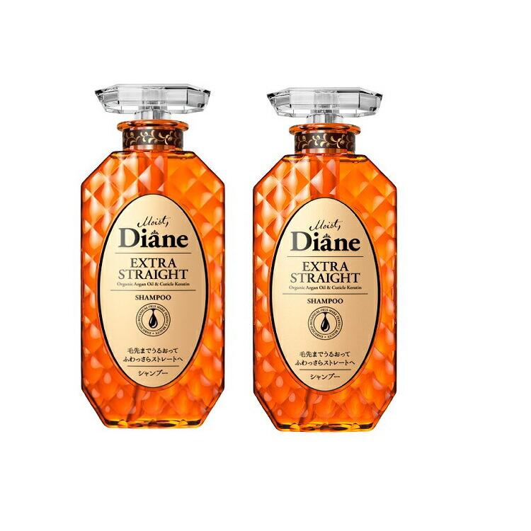 【2本セット】【送料無料】 モイスト ダイアン シャンプー パーフェクト ビューティー エクストラストレート 450ml ×2セット オーガニック