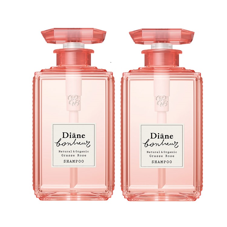 【2本セット】【送料無料】 ダイアン ボヌール グラースローズの香り ダメージリペア シャンプー 500ml ×2セット オーガニック ボタニカル ローズ