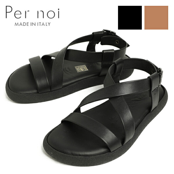 楽天市場】Pernoi ペルノイ × ZEUS ゼウス メンズ サンダル バック