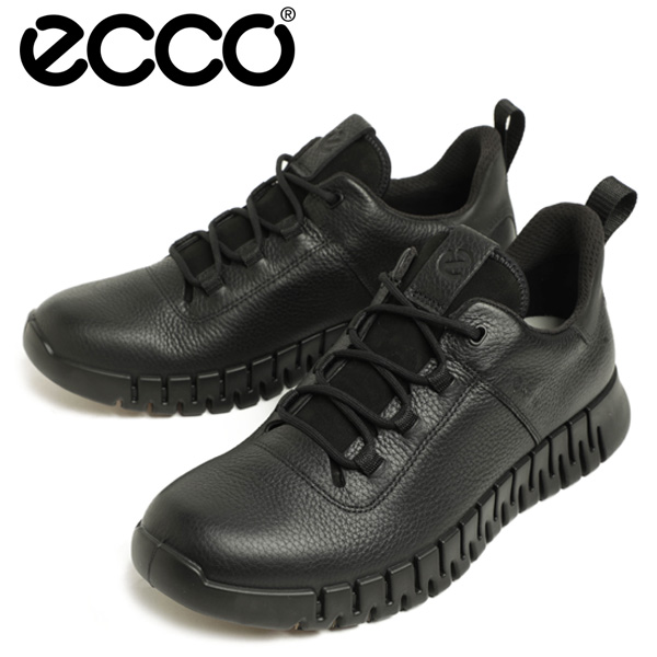 『未使用』ウエッジソール オールブラック レザースニーカー　レースアップ　エコー 楽天市場】ECCO エコー スニーカー メンズ シューズ レース