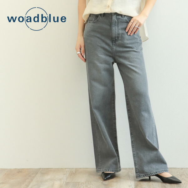 woadblue ウォードブルー SALUU サルー ストレートデニム 25 予約＞＜坪田あさみさんコラボ＞【10月お届け予定】SALUU サルー