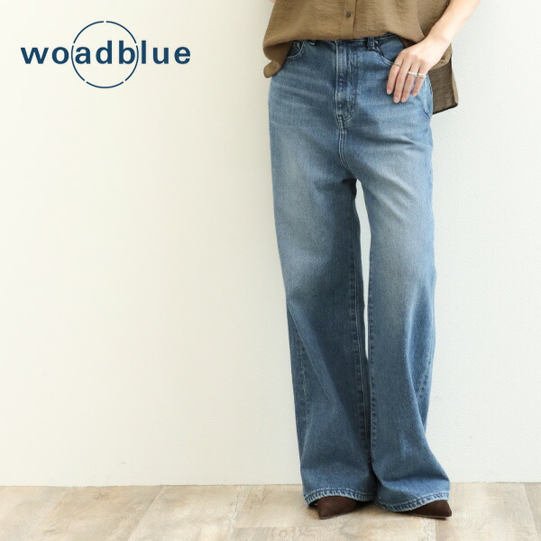 woadblue ウォードブルー SALUU サルー ストレートデニム 25 再入荷】SALUU サルー / WB24314-MID BLUE | woadblue ONLINE STORE
