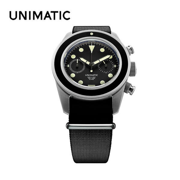 UNIMATIC 自動巻き時計 ブラック　美品 楽天市場】UNIMATIC CLASSIC ウニマティック クラシック 腕時計