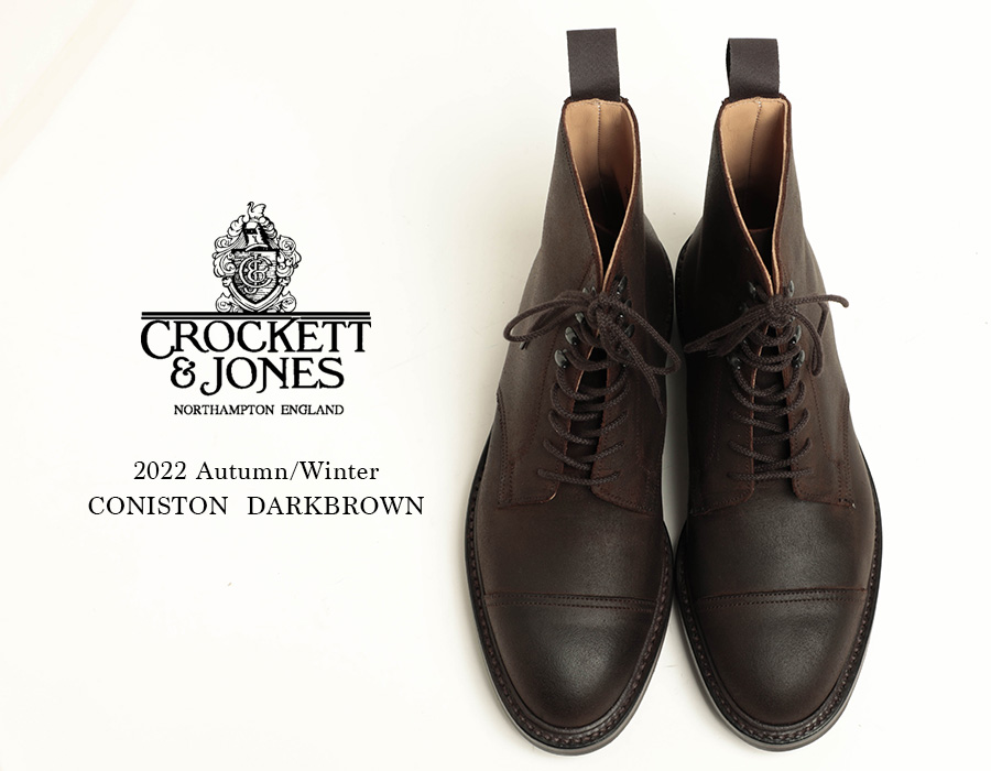 海外限定】 CROCKETT JONES クロケット ジョーンズ ブーツ CONISTON