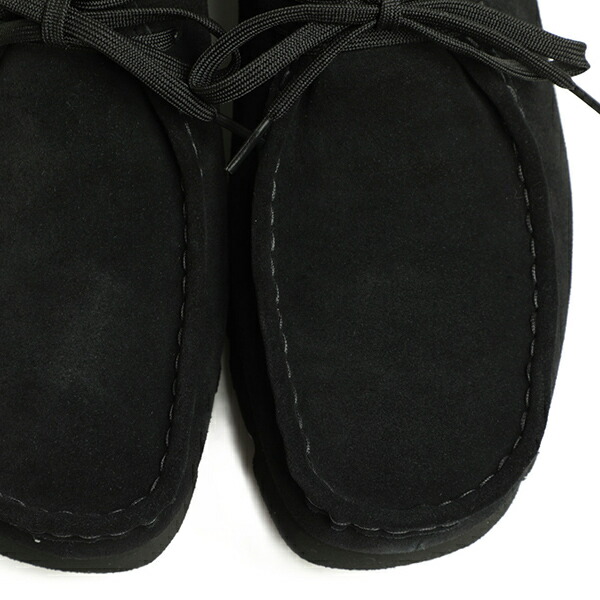 大注目】 Clarks クラークス Wallabee GTX ワラビー ゴアテックス スエード ラバーソール 防水 26149449 ローカット  レースアップ Vibramソール BLACK ブラック somaticaeducar.com.br