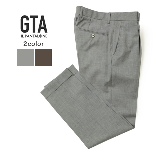 GTA ジョガーパンツ　グレー スラックス　リブ　 SLIM　ウール　46 楽天市場】gta リブパンツの通販
