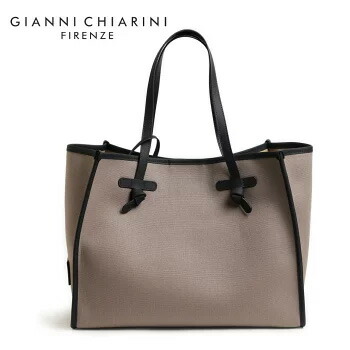 GIANNI CHIARINI ジャンニキアリーニ MARCELLA マルチェッラ バッグ ハンド レザー キャンバス BS-6850 M PIETRA CORDA グレー 27,885円