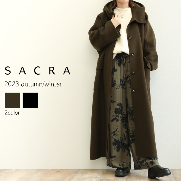 楽天市場】SACRA サクラ レディース コート ステンカラー リバー仕立て